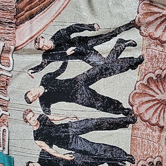 *NSYNC Marionettes Fringe Edges Throw Blanket - Picture 3 of 5